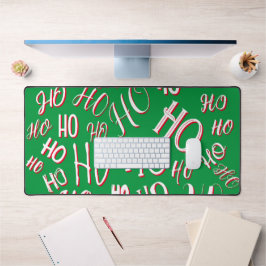 Alfrombrillas De Escritorio HO HO HO Navidades de texto patrón de texto rojo b