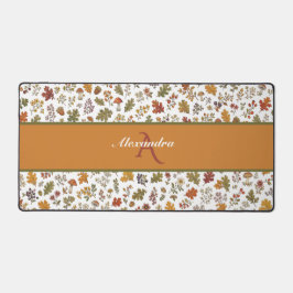 Alfrombrillas De Escritorio Hoja floral de hongo de madera de otoño Nombre per