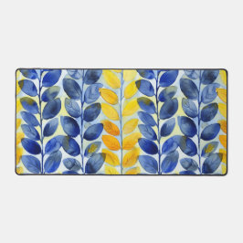 Alfrombrillas De Escritorio Hojas amarillas y azules