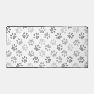 Alfrombrillas De Escritorio Huellas de patas de doodle grises