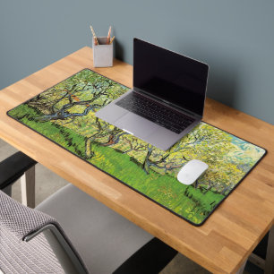 Alfrombrillas De Escritorio Huerto en flor de Vincent van Gogh