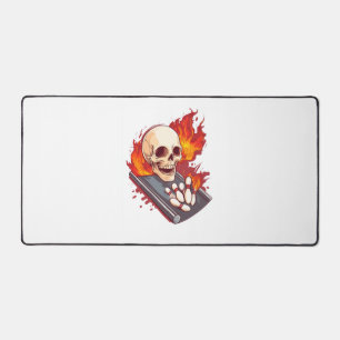 Alfrombrillas De Escritorio Huesos de boliche - Funny Sports Skull