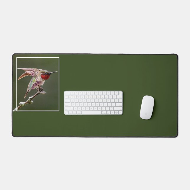 Alfrombrillas De Escritorio Hummingbird Stretches (Teclado y ratón)