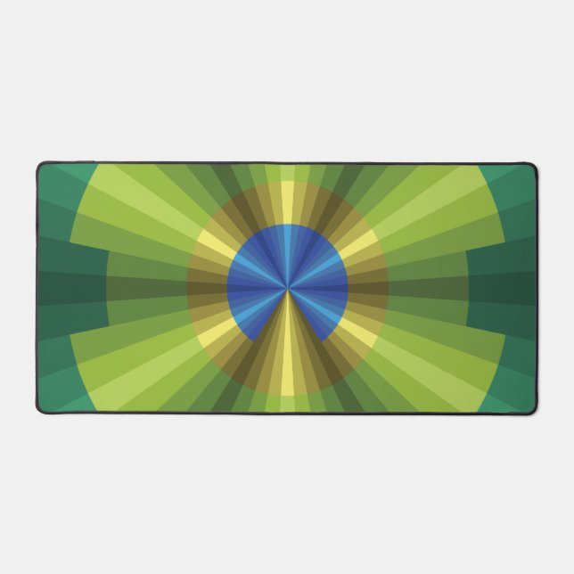 Alfrombrillas De Escritorio Ilusión de pavo real (Anverso)