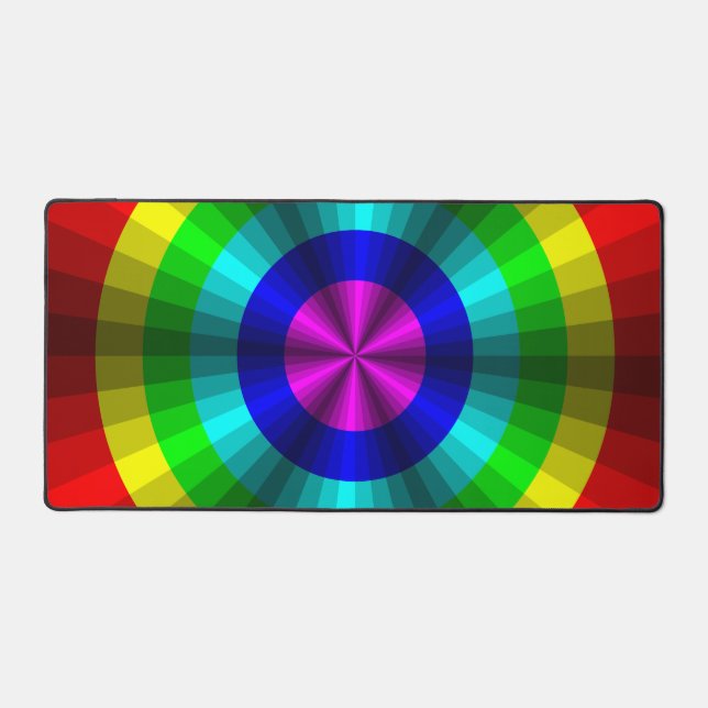 Alfrombrillas De Escritorio Ilusión óptica arcoiris (Anverso)