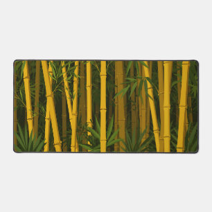 Alfrombrillas De Escritorio Ilustración de bosque de bambú denso