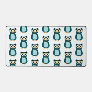 Alfrombrillas De Escritorio Ilustracion de búho azul