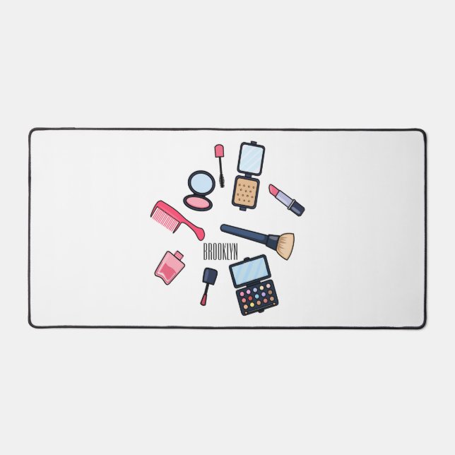 Alfrombrillas De Escritorio Ilustracion de cosméticos/personalizados de maquil (Anverso)