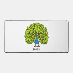 Alfrombrillas De Escritorio Ilustracion de pájaro pavo real