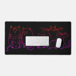 Alfrombrillas De Escritorio Ilustracion de Personalizado de arte de la línea d