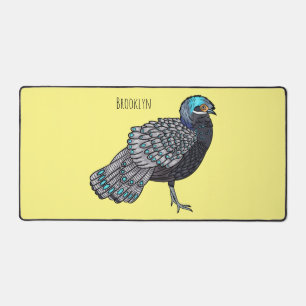 Alfrombrillas De Escritorio Ilustracion de personalizado de aves de pavo real