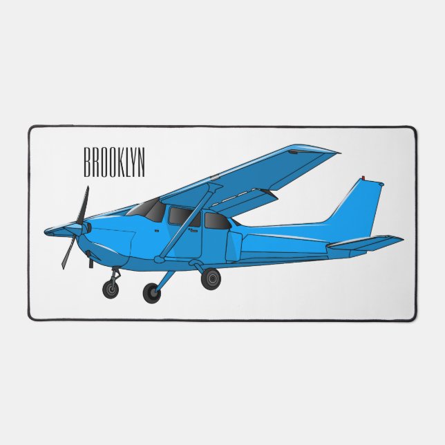 Alfrombrillas De Escritorio Ilustracion de personalizado de aviones (Anverso)