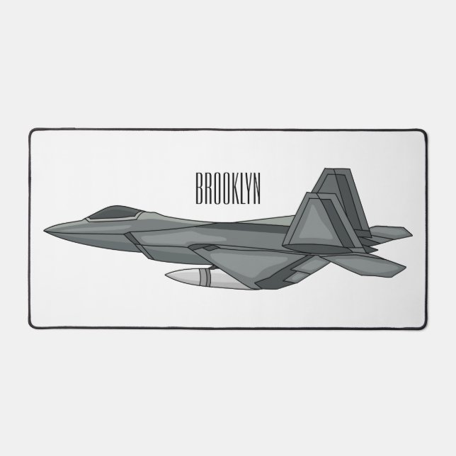 Alfrombrillas De Escritorio Ilustracion de personalizado de aviones de combate (Anverso)