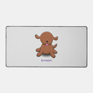 Alfrombrillas De Escritorio Ilustracion de personalizado de cachorro alegre