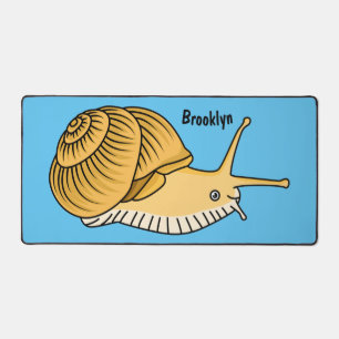 Alfrombrillas De Escritorio Ilustracion de personalizado de caracol amarillo