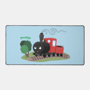 Alfrombrillas De Escritorio Ilustracion de personalizado de locomotora de trac