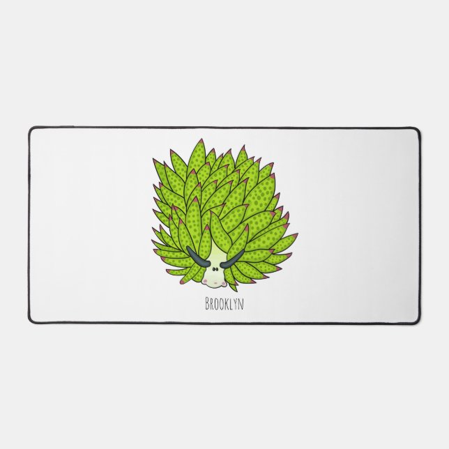 Alfrombrillas De Escritorio Ilustracion de personalizado de lodo de hoja (Anverso)