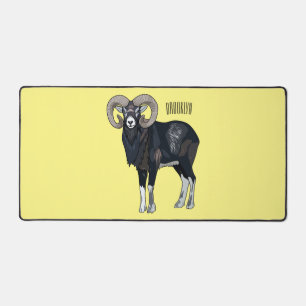 Alfrombrillas De Escritorio Ilustracion de personalizado de ovino Mouflon
