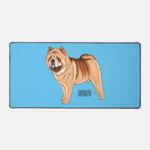 Alfrombrillas De Escritorio Ilustracion de personalizado de perro Chow Chow