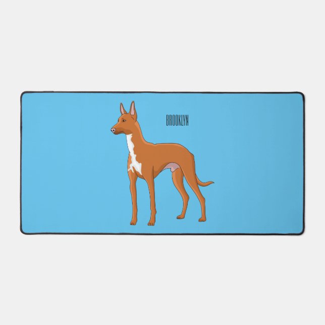 Alfrombrillas De Escritorio Ilustracion de personalizado de perro perrito (Anverso)