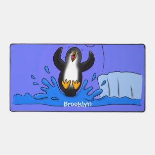 Alfrombrillas De Escritorio Ilustracion de personalizado de pingüino puenteado