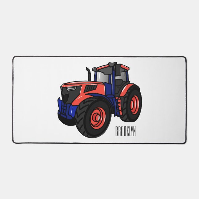 Alfrombrillas De Escritorio Ilustracion de personalizado de tractores (Anverso)