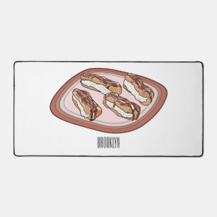 Alfrombrillas De Escritorio Ilustracion de personalizado eclair de chocolate