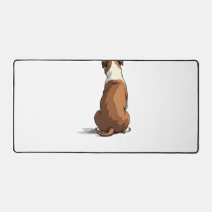 Alfrombrillas De Escritorio Ilustración de vista trasera de Bulldog vintage Am