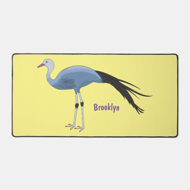 Alfrombrillas De Escritorio Ilustracion del personalizado de las grúas azules (Anverso)