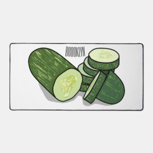 Alfrombrillas De Escritorio Ilustracion personalizado Cucumber