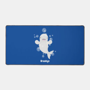 Alfrombrillas De Escritorio Ilustracion personalizado de ballenas de la beluga