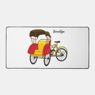 Alfrombrillas De Escritorio Ilustracion personalizado de bicitaxi