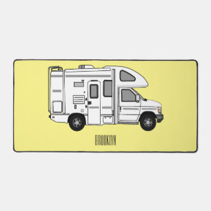 Alfrombrillas De Escritorio Ilustracion personalizado de Campervan