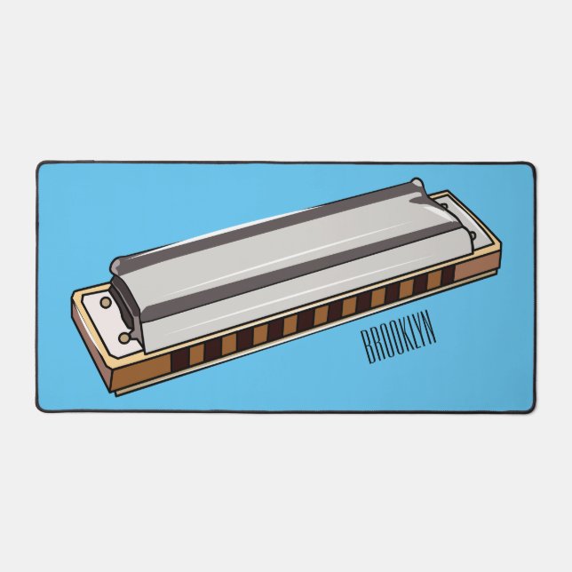 Alfrombrillas De Escritorio Ilustracion personalizado de Harmonica (Anverso)
