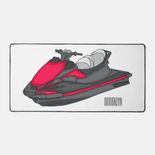 Alfrombrillas De Escritorio Ilustracion personalizado de moto acuática