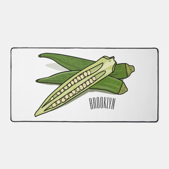 Alfrombrillas De Escritorio Ilustracion personalizado de Okra (Anverso)