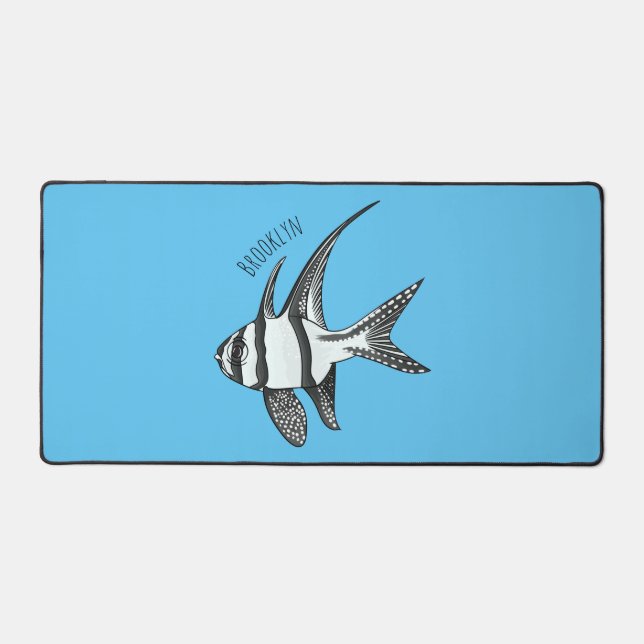 Alfrombrillas De Escritorio Ilustracion personalizado de peces cardinales de B (Anverso)