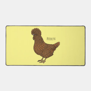 Alfrombrillas De Escritorio Ilustracion personalizado de pollo polaco Chamois