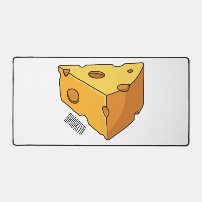 Alfrombrillas De Escritorio Ilustracion personalizado de queso (Anverso)