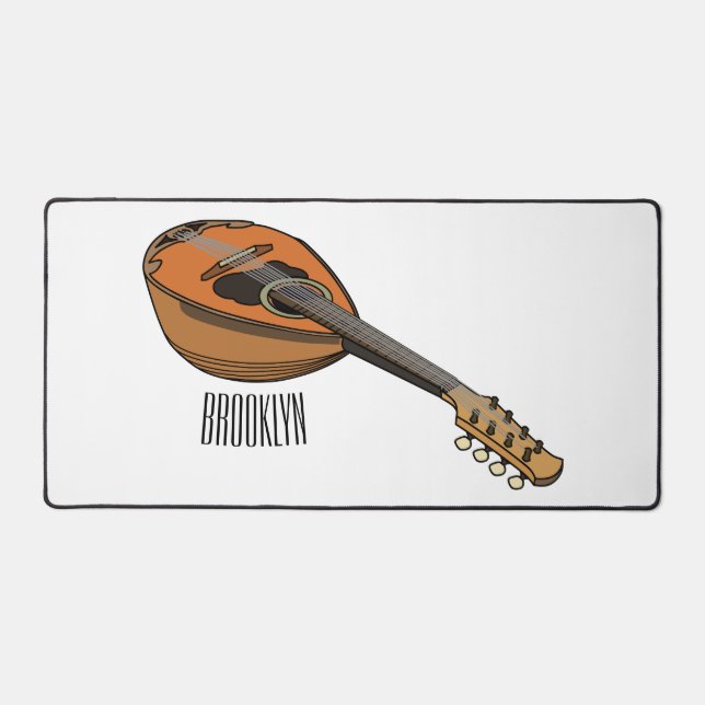 Alfrombrillas De Escritorio Ilustracion personalizado Mandolin (Anverso)