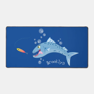 Alfrombrillas De Escritorio Ilustracion personalizado pescador hambriento de b