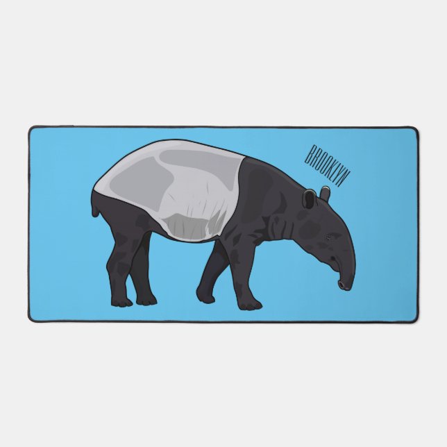 Alfrombrillas De Escritorio Ilustracion personalizado Tapir (Anverso)