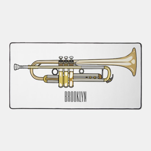 Alfrombrillas De Escritorio Ilustracion personalizado Trumpet (Anverso)