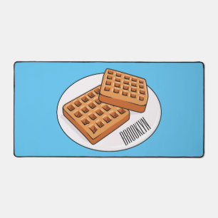 Alfrombrillas De Escritorio Ilustracion Waffle personalizado