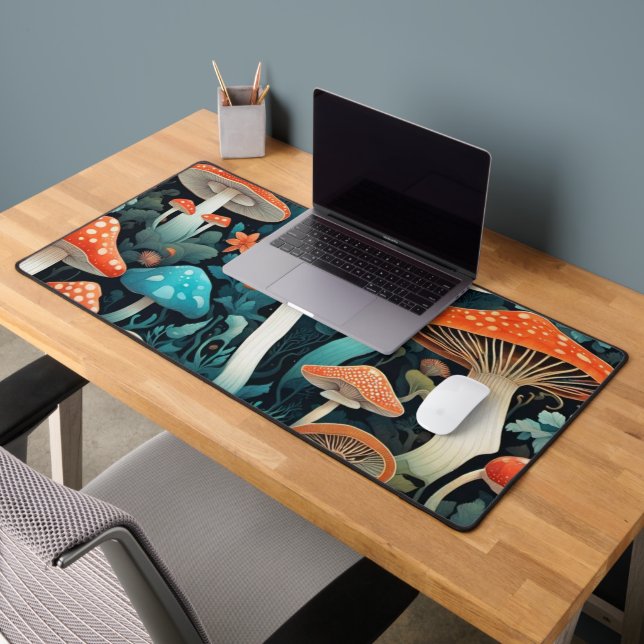 Alfrombrillas De Escritorio Ilustracion Whimsical Forest Mushrooms (Oficina 2)