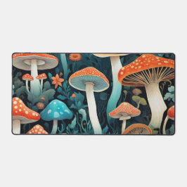 Alfrombrillas De Escritorio Ilustracion Whimsical Forest Mushrooms