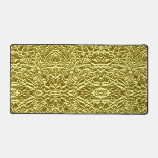 Alfrombrillas De Escritorio Imagen de Relieve metalizado dorado