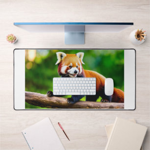 Alfrombrillas De Escritorio impresión de panda roja linda