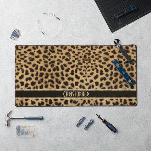Alfrombrillas De Escritorio Impresión de piel localizada de leopardo
