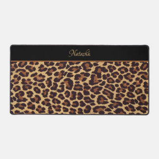 Alfrombrillas De Escritorio Impresión personalizada de imitación de leopardo f